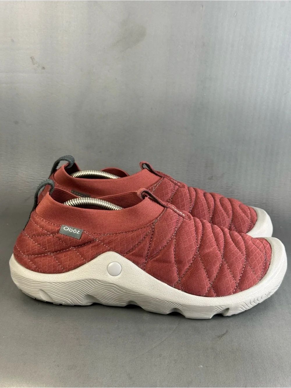 Oboz Whakata Puffy shoes "Shooting Star" maroon men’s size 12